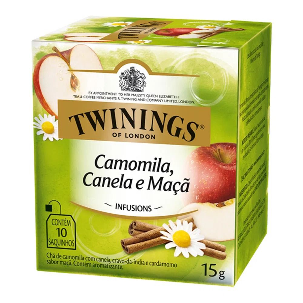 Chá de Camomila, Canela e Maçã com 10 Sachês 15g Twinings
