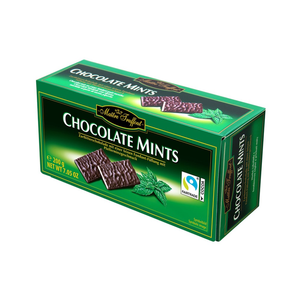 Chocolate Meio Amargo com Menta 200g Maitre Truffout