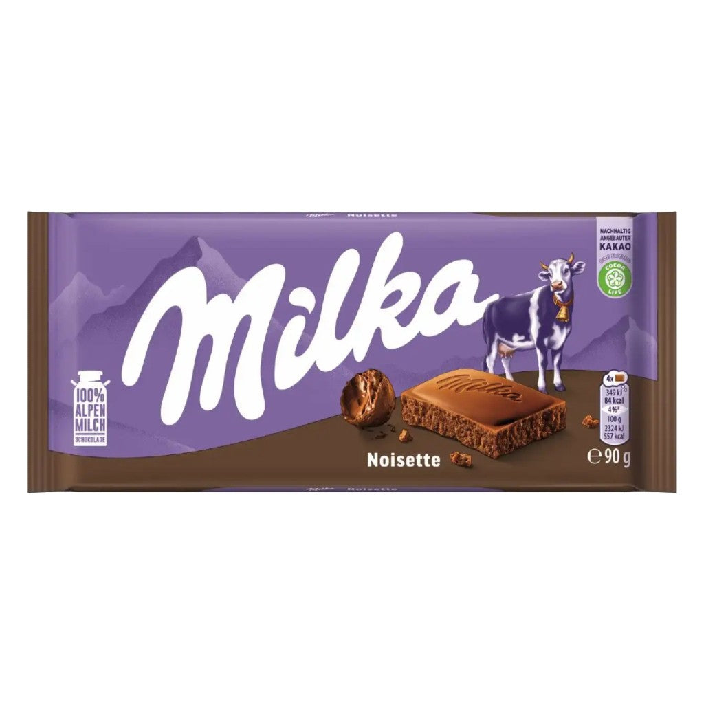 Chocolate ao Leite Noisette 90g Milka