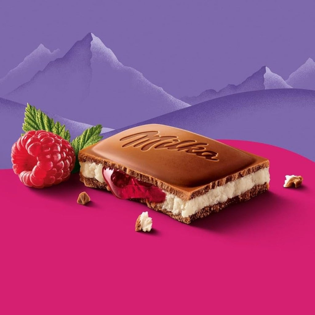 Chocolate ao Leite Raspberry Creme 100g Milka