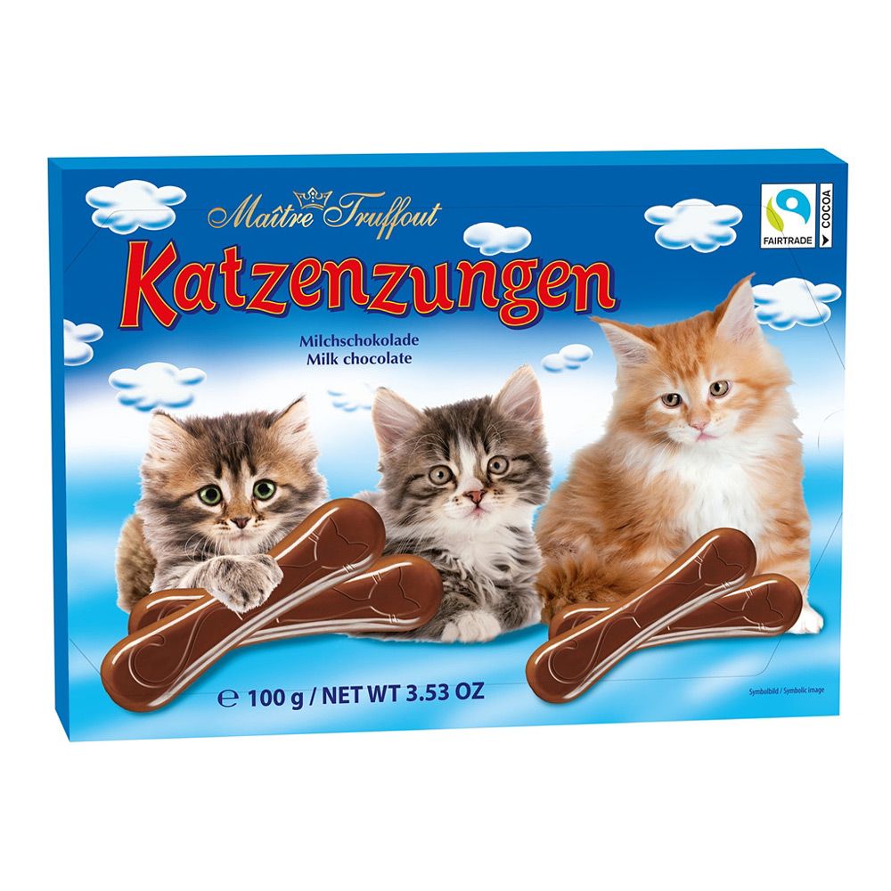 Chocolate Lingua de Gato ao Leite 100g