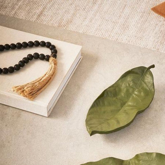 Colar Decorativo em Madeira Preto