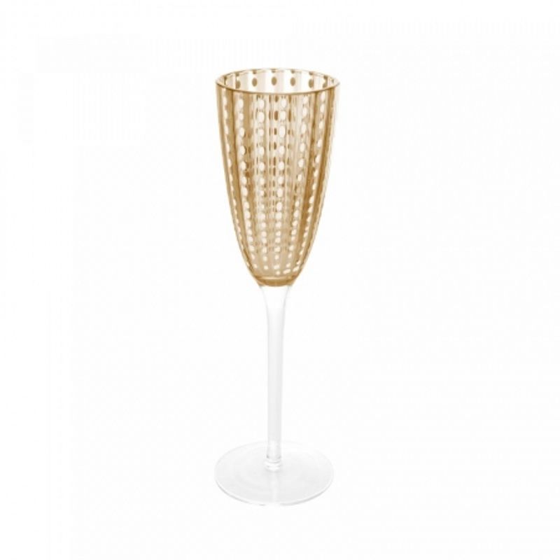 Conjunto com 2 Taças para Champanhe Orquídea Ambar 200ml