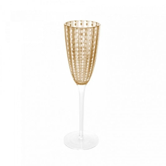 Conjunto com 2 Taças para Champanhe Orquídea Ambar 200ml