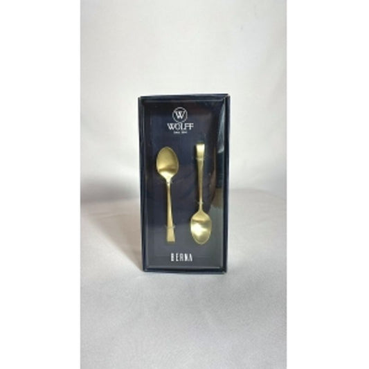 Conjunto com 6 Colheres para Café Aço Inox