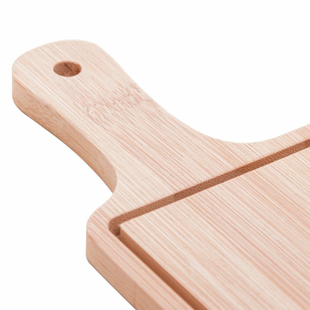 Conjunto para Queijo com Tábua de Bambu e Faca 12x20cm