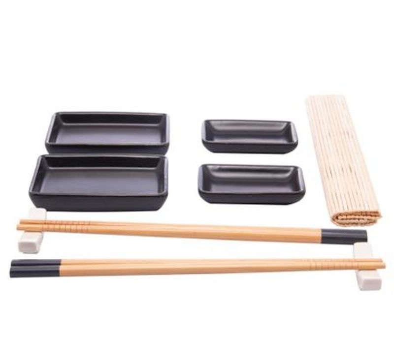 Conjunto Para Sushi De Bambu Saitama 7 Pecas Lyor