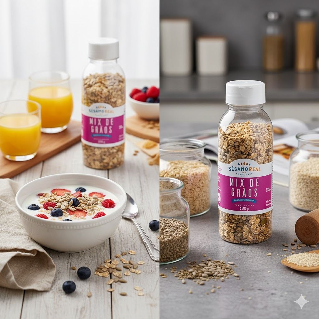 Mix de Grãos Levemente Tostados 180g Sésamo Real
