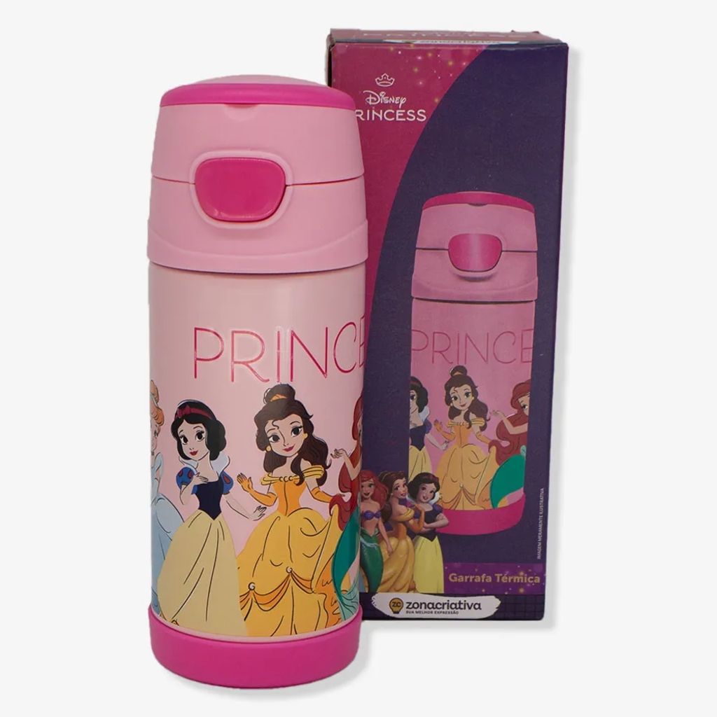 Garrafa Térmica Princess 500ml Zona Criativa