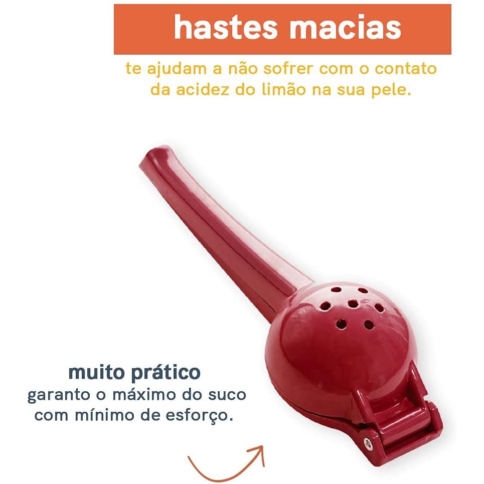 Espremedor de Limão Vermelho