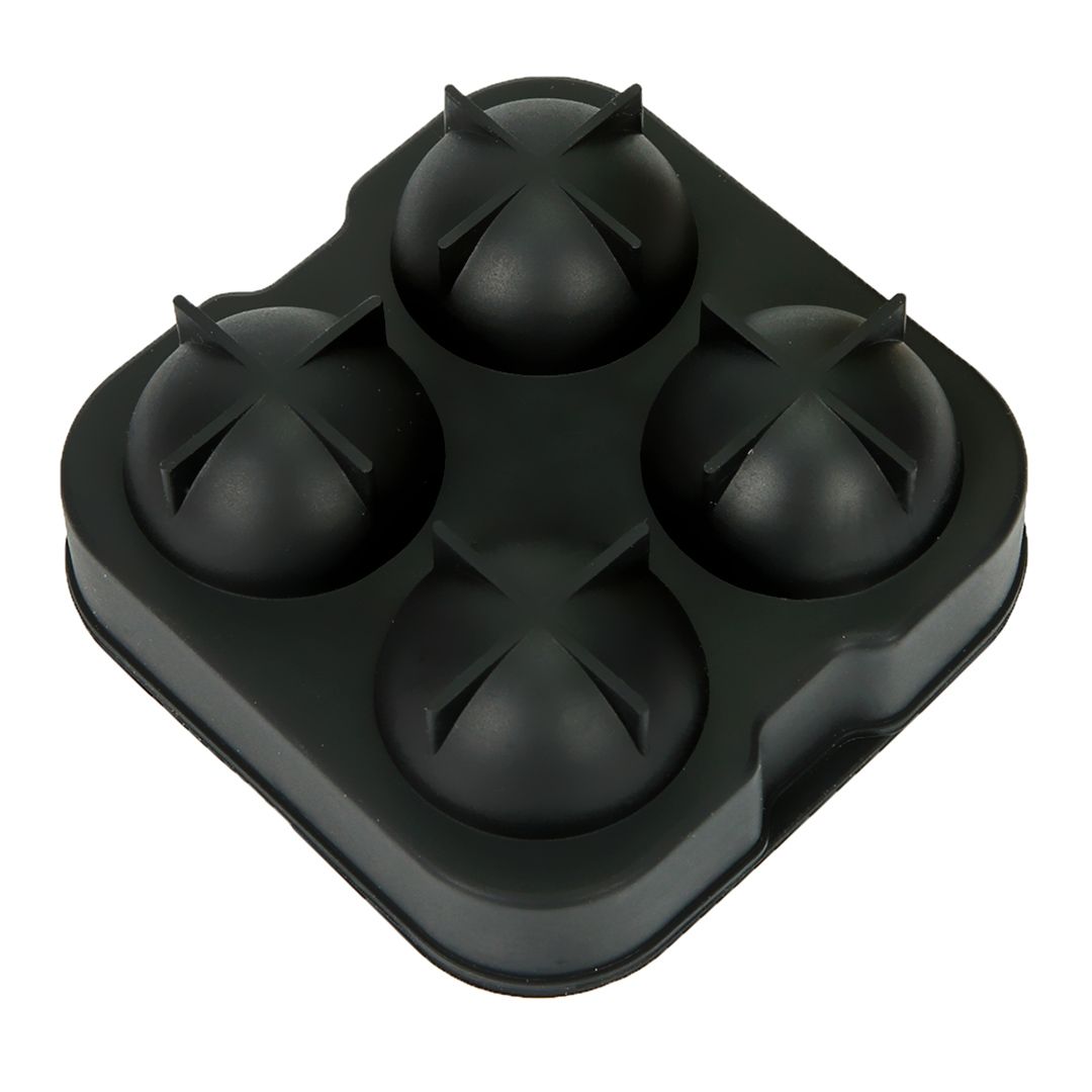 Forma de Silicone para 4 Gelos Esfera 12cm