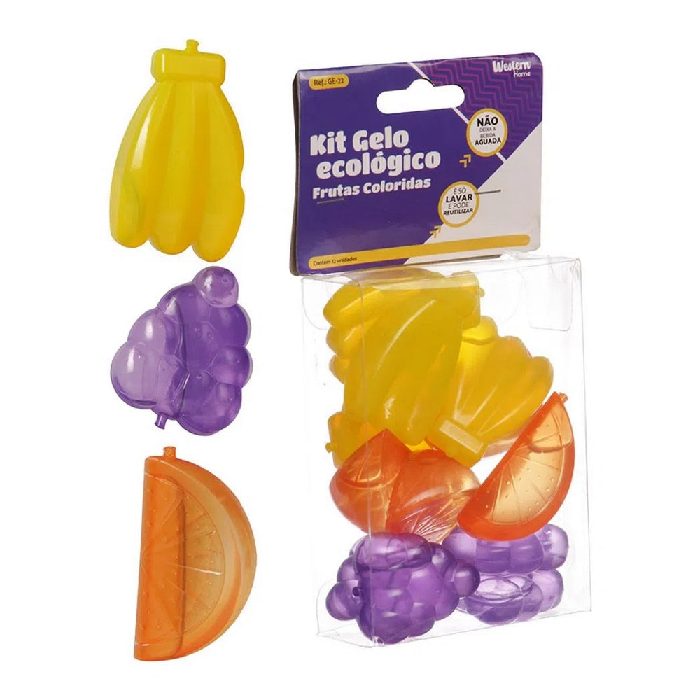 Gelo Reutilizácel de Frutas com 12 unidades1