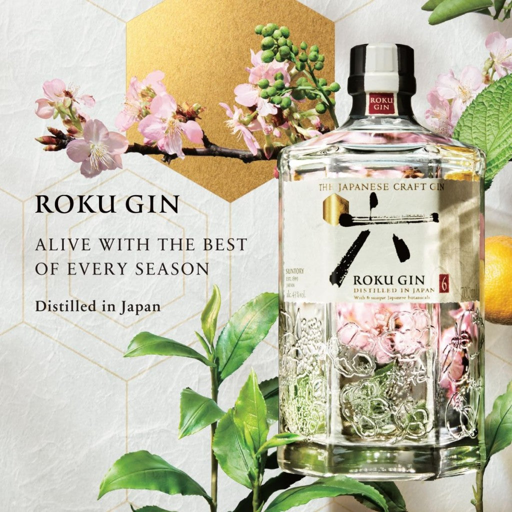 Gin Japonês Roku Suntory 700ml
