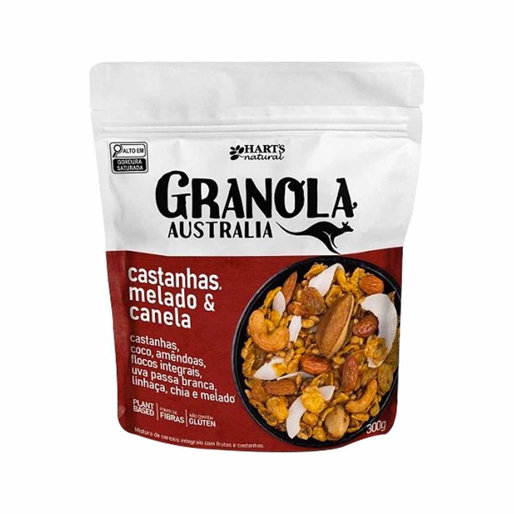 Granola Australia Castanha/Melado E Canela 300g