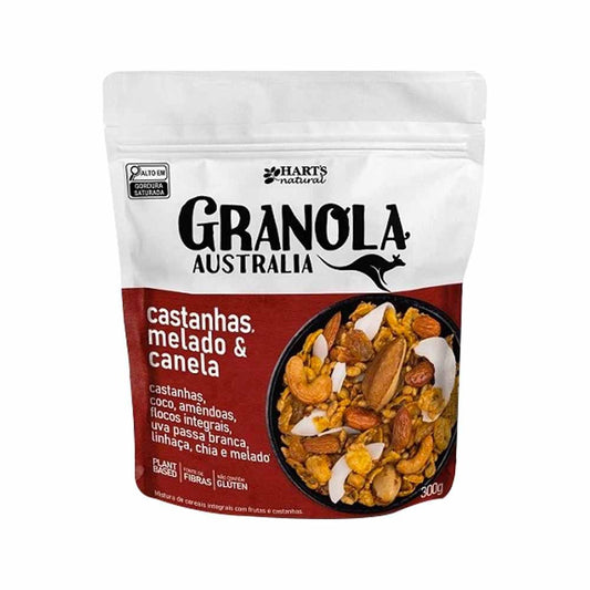 Granola Australia Castanha/Melado E Canela 300g