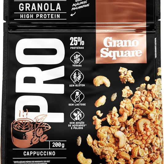 Granola Pro Zero Cappuccino 200g Grano Square
