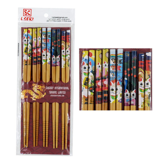 Hashi Lunto Gato com 5 Pares L. Seki