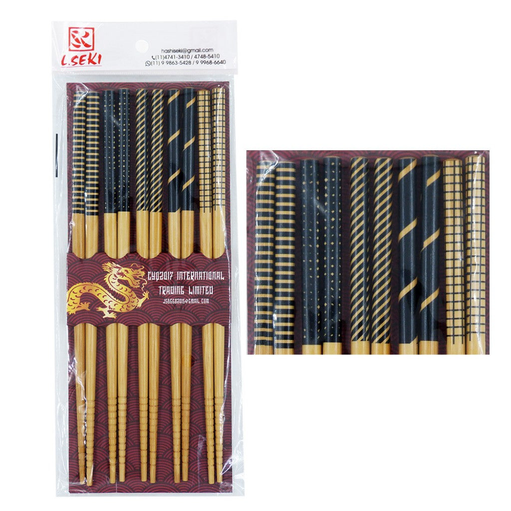 Hashi Lunto Misto Azul com 5 Pares L. Seki