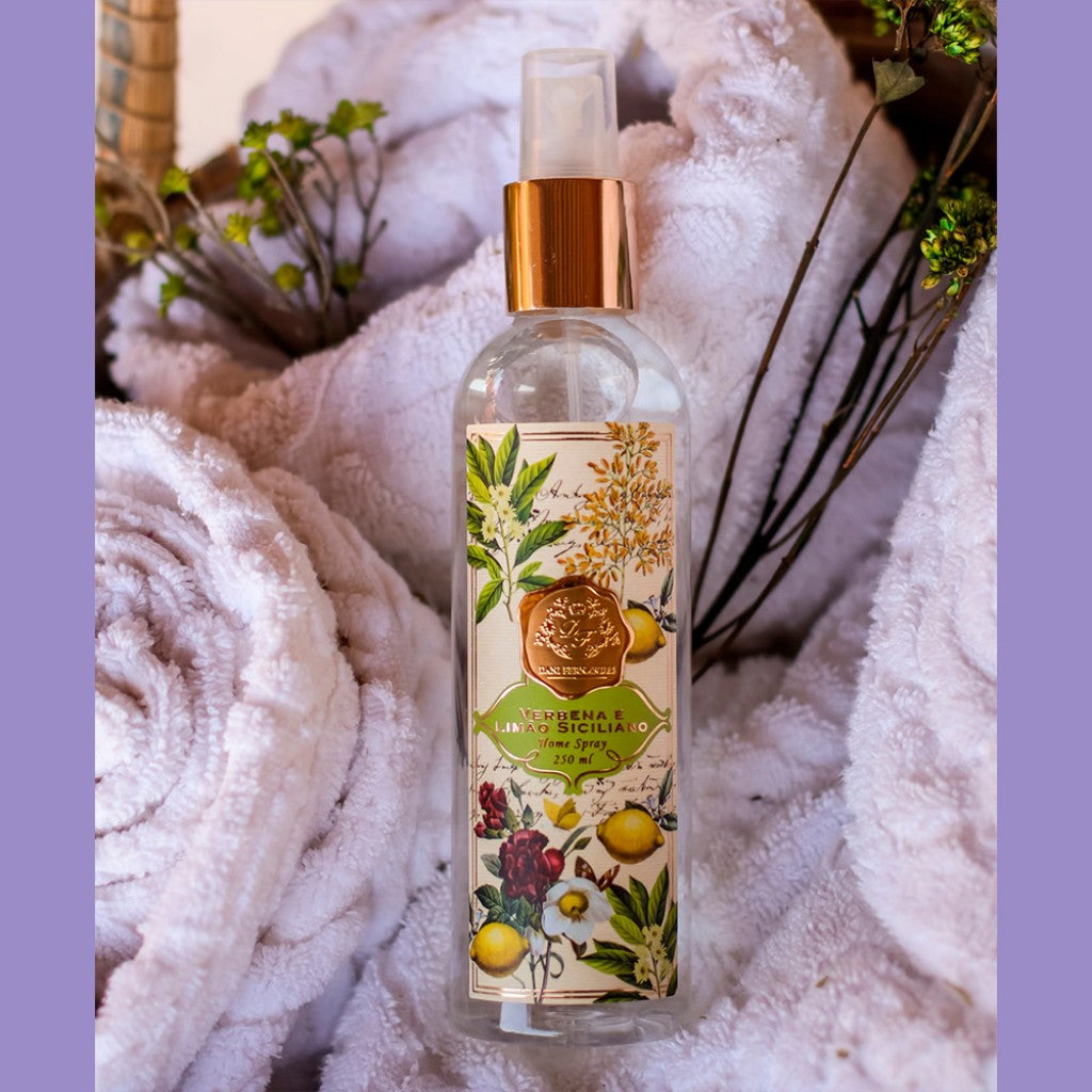 Home Spray Aromatizador Verbena e Limão Siciliano 250ml Dani Fernandes