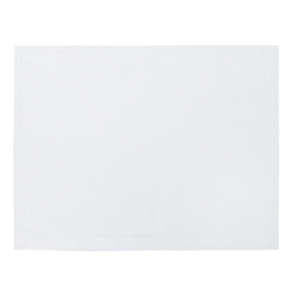 JOGO AMERICANO RAMI BRANCO 35X45CM C/2UN CASA AUGURI