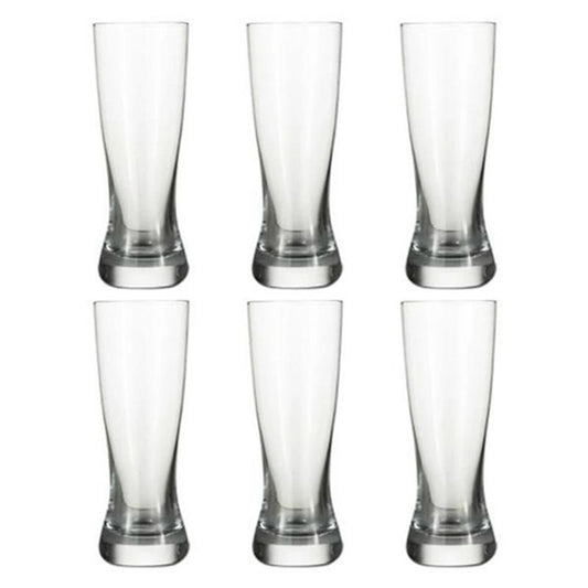 Jogo com 6 Copos de Cristal Bierhaus para Cerveja 200ml