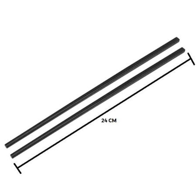 Jogo de Hashi Preto com 5 Pares 24cm