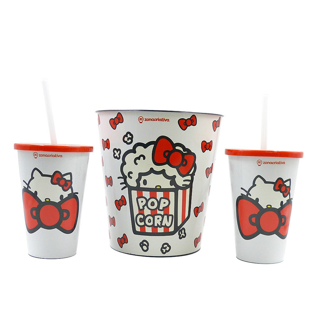 Kit Almofada Pipoca da Hello Kitty Zona Criativa