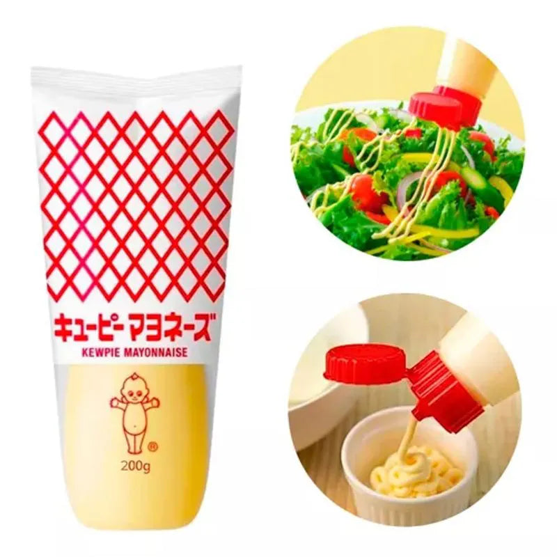 Kit com 3 Maioneses Japonesa Kewpie 350g
