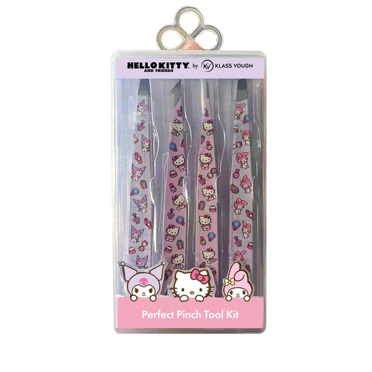 Kit de 4 Pinças com Estampas Hello Kitty