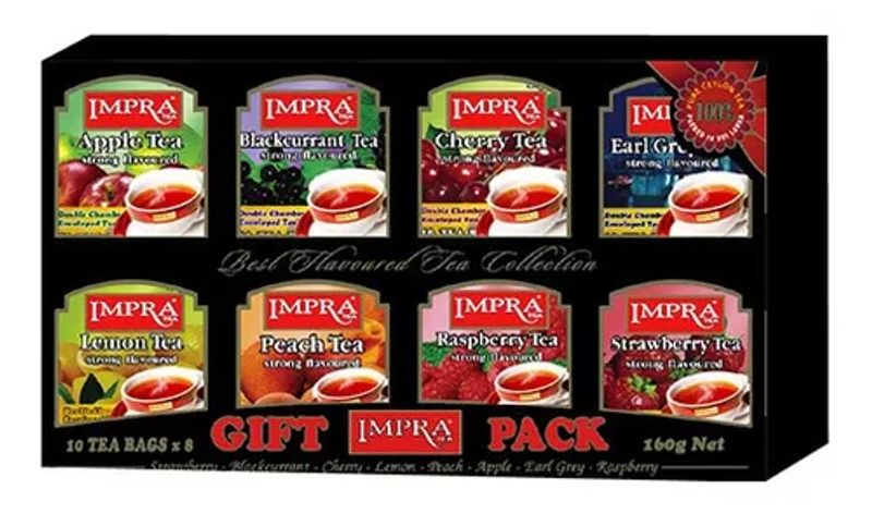 Kit de 8 Chas Pretos Sortidos 160g