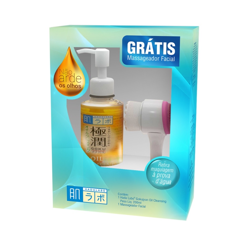 Kit Limp 02 Cleasing Oil Massageador Facial 200ml Hada Labo