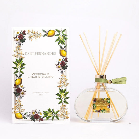 Óleo Difusor Verbena e Limão Siciliano 300ml Dani Fernandes