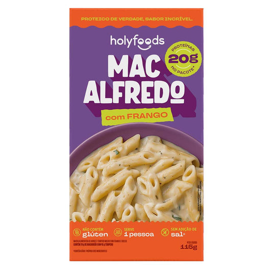 Mac Alfredo com Frango 115g Holy Foods
