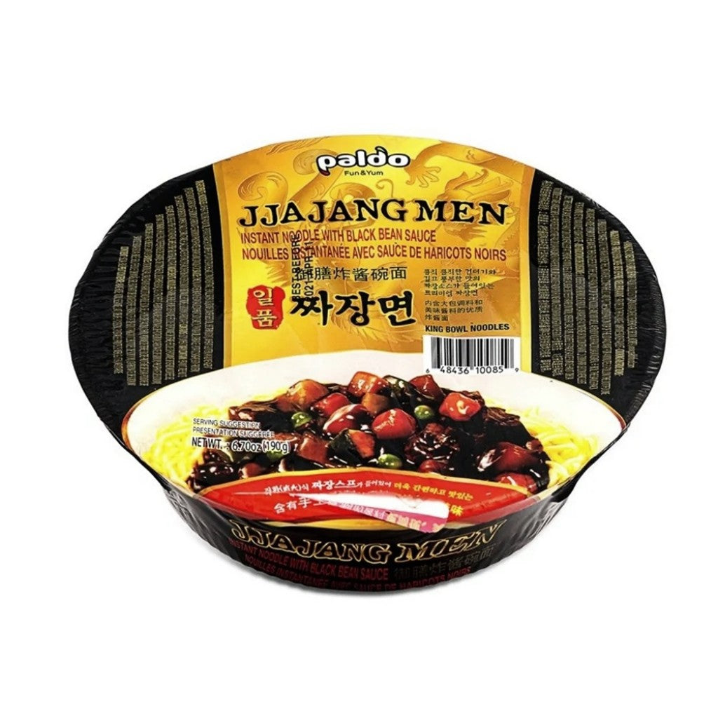 Macarrão Instantâneo Coreano Soja Preta sem Pimenta Jjajangmen 190g Paldo