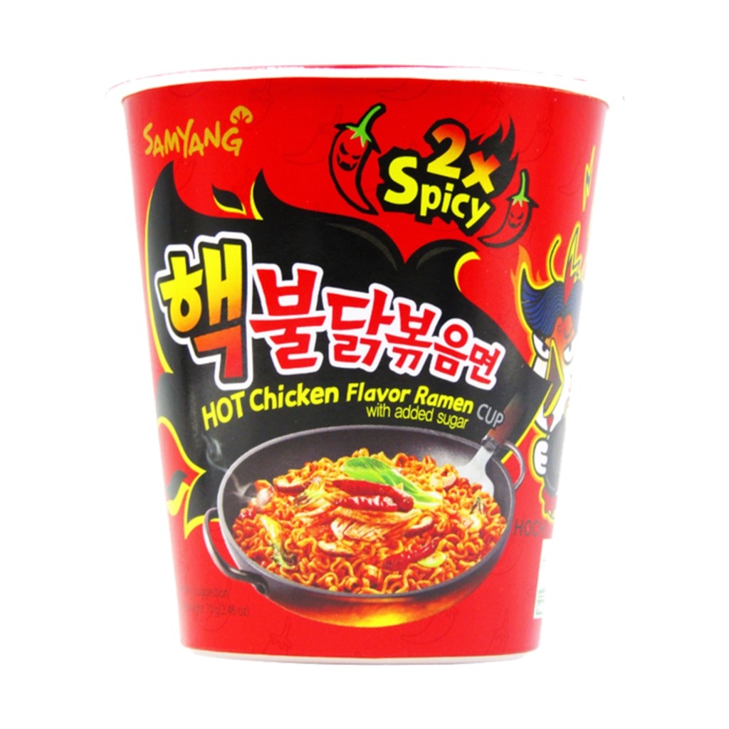 Macarrão Instantâneo Coreano Sabor Frango 2x Picante 70g Samyang