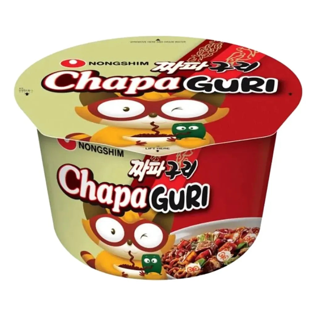 Macarrão Instantâneo Apimentado Chapaguri Soja Preta 114g Nongshim