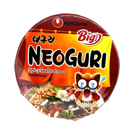 Macarrão Instantâneo Coreano de Frutos do Mar Picante Neoguri Big Bowl 114g Nongshim