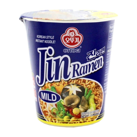 Macarrão Instantâneo Coreano Jin Ramen Suave 65g Ottogi