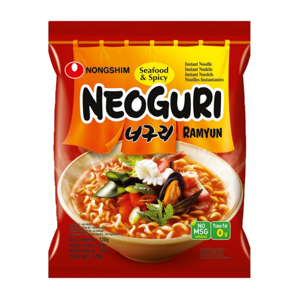 Macarrão Instantâneo Coreano Neoguri Ramyun Picante 120g Nongshim