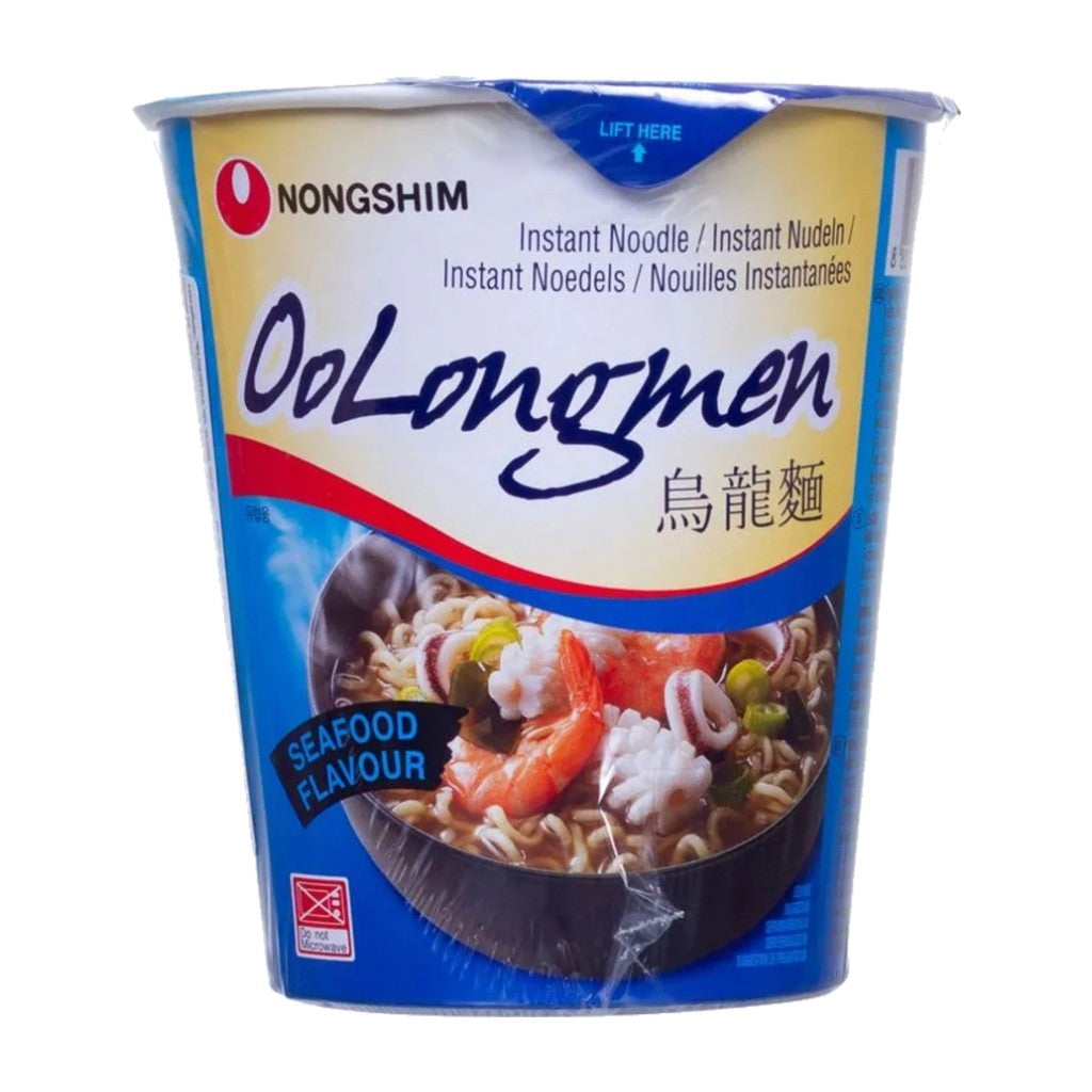 Macarrão Instantâneo Coreano Oolongmen Sabor Frutos Do Mar 75g Nongshim