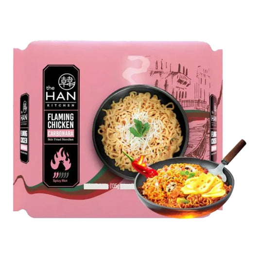 Macarrrão Instantaneo Picante Frango Cremoso Carbonara 135g The Han Kitchen