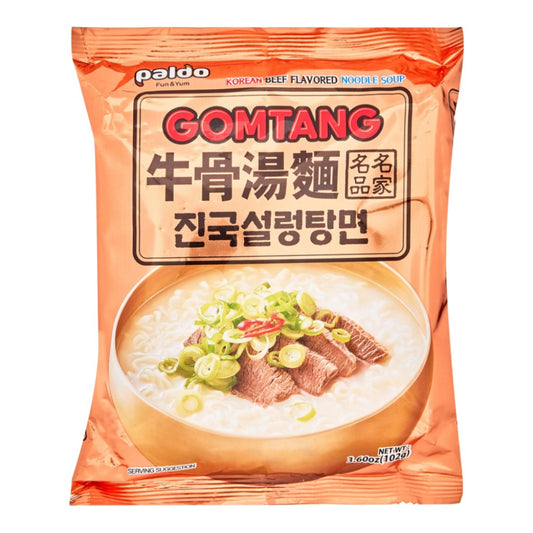 Macarrão Instantâneo Sabor Carne Levemente Picante Gomtang 102g Paldo