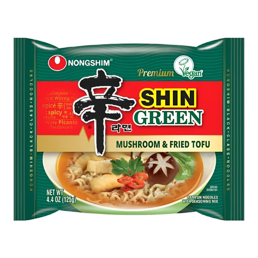 Macarrão Instantâneo Shin Verde Sabor Cogumelo e Tofu 125g Nongshim