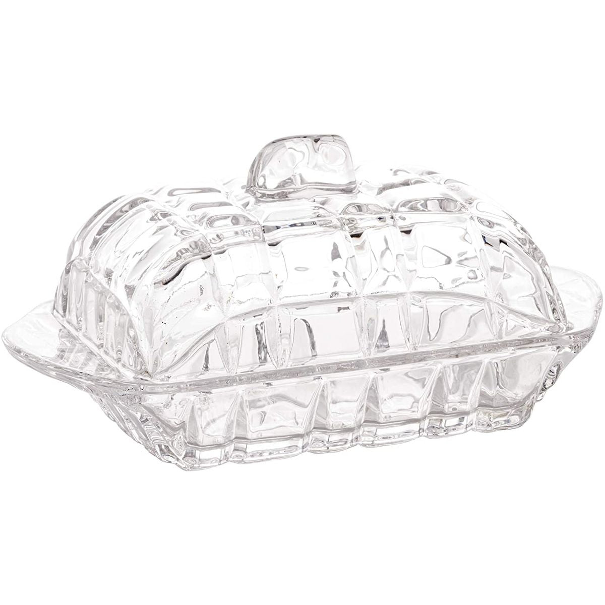 Manteigueira de Cristal Deli 17x10,5x8cm