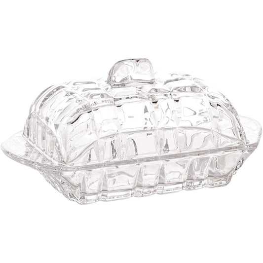 Manteigueira de Cristal Deli 17x10,5x8cm