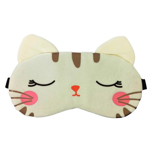 Máscara para Dormir Térmica de Gatinho para Olhos com Gel