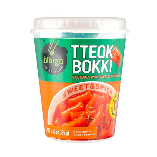 Massa de Arroz com Molho Picante Agridoce Topokki 125g Bibigo
