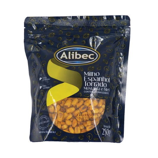 Milho Torrado Sabor Mostarda e Mel 250g Alibec