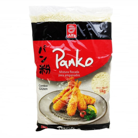 Mistura Flocada para Empanados Panko 1kg Alfa