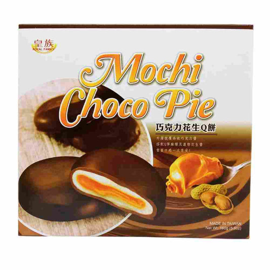 Mochi Choco Pie com Recheio de Amendoim 160g Royal Family